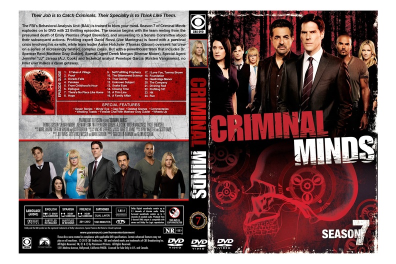 CRIMINAL MINDS 7X11